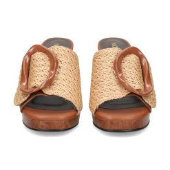 NOA HARMON Sandalias con plataforma de Mujer 009660-0007 CUERO