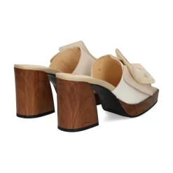 NOA HARMON Sandalias con plataforma de Mujer 009235-0M10 MULTI BEIGE