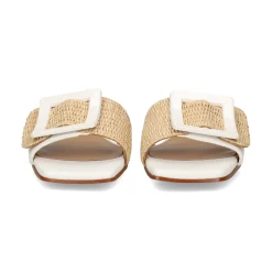 NOA HARMON Sandalias planas de Mujer 009232-0M00 BLANCO