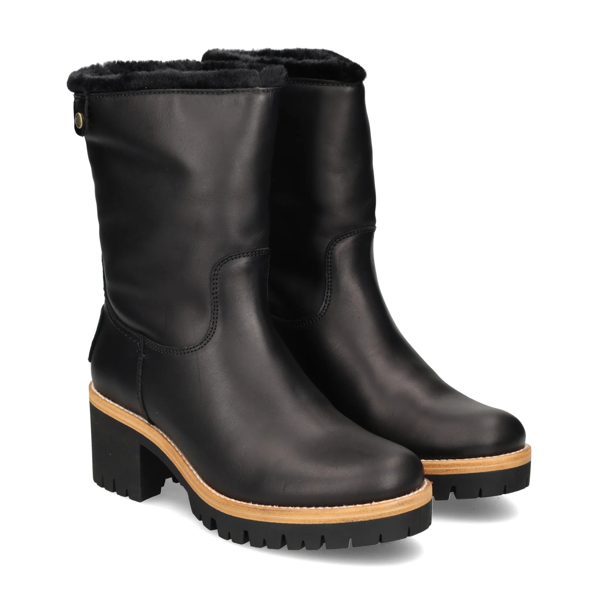 PANAMA JACK Botas con tacón de Mujer PIOLA B42 negro