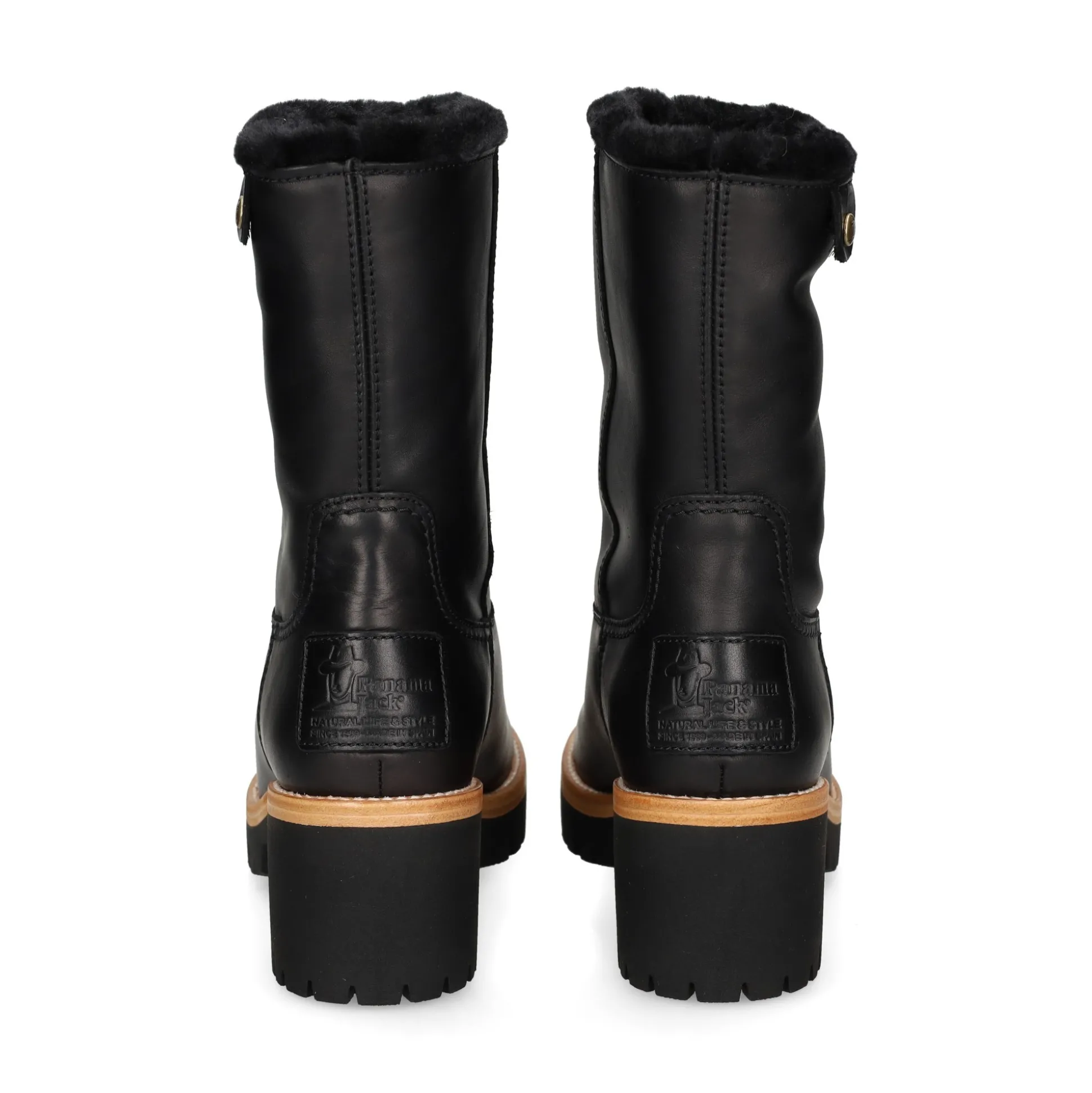 PANAMA JACK Botas con tacón de Mujer PIOLA B42 negro