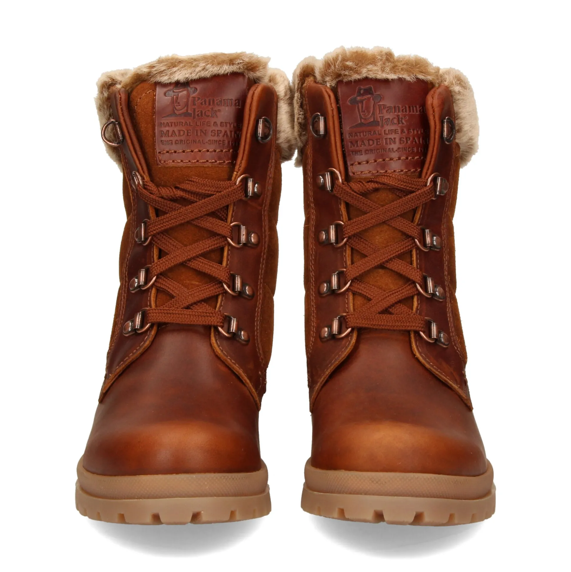 PANAMA JACK Botas planas de Mujer Tuscani B26 Cuero