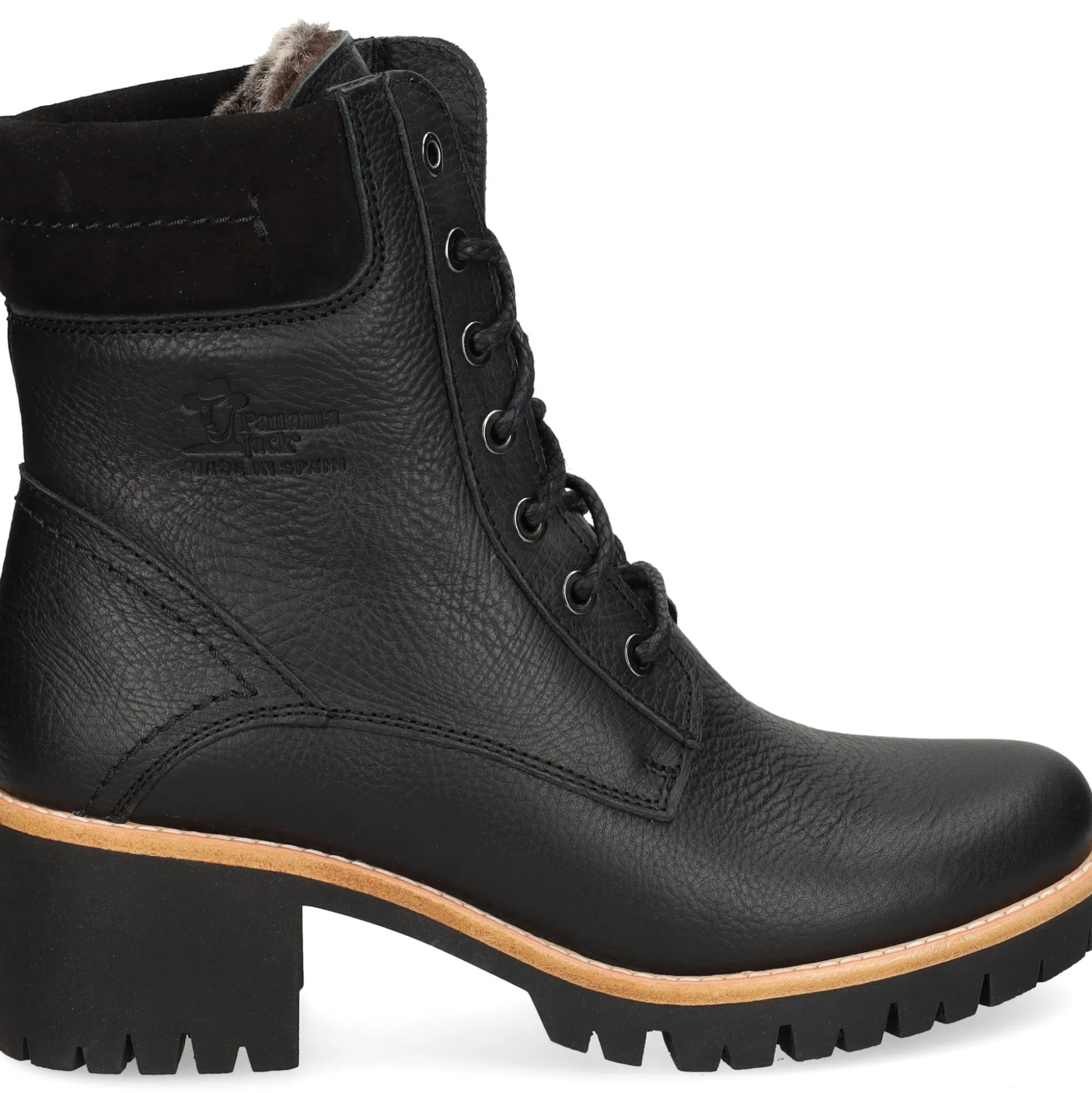 PANAMA JACK Botines con tacón de Mujer PHOEBE B17 NEGRO