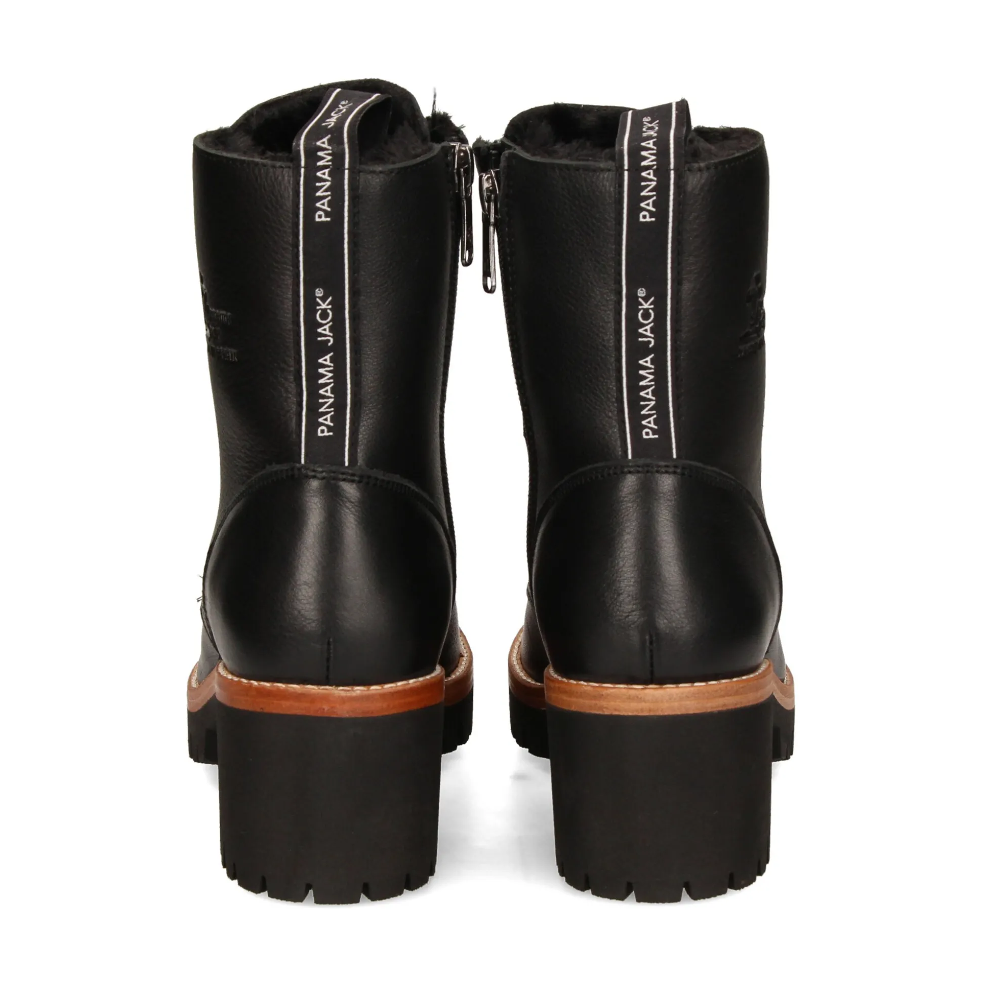 PANAMA JACK Botines con tacón de Mujer Padma B2 NEGRO