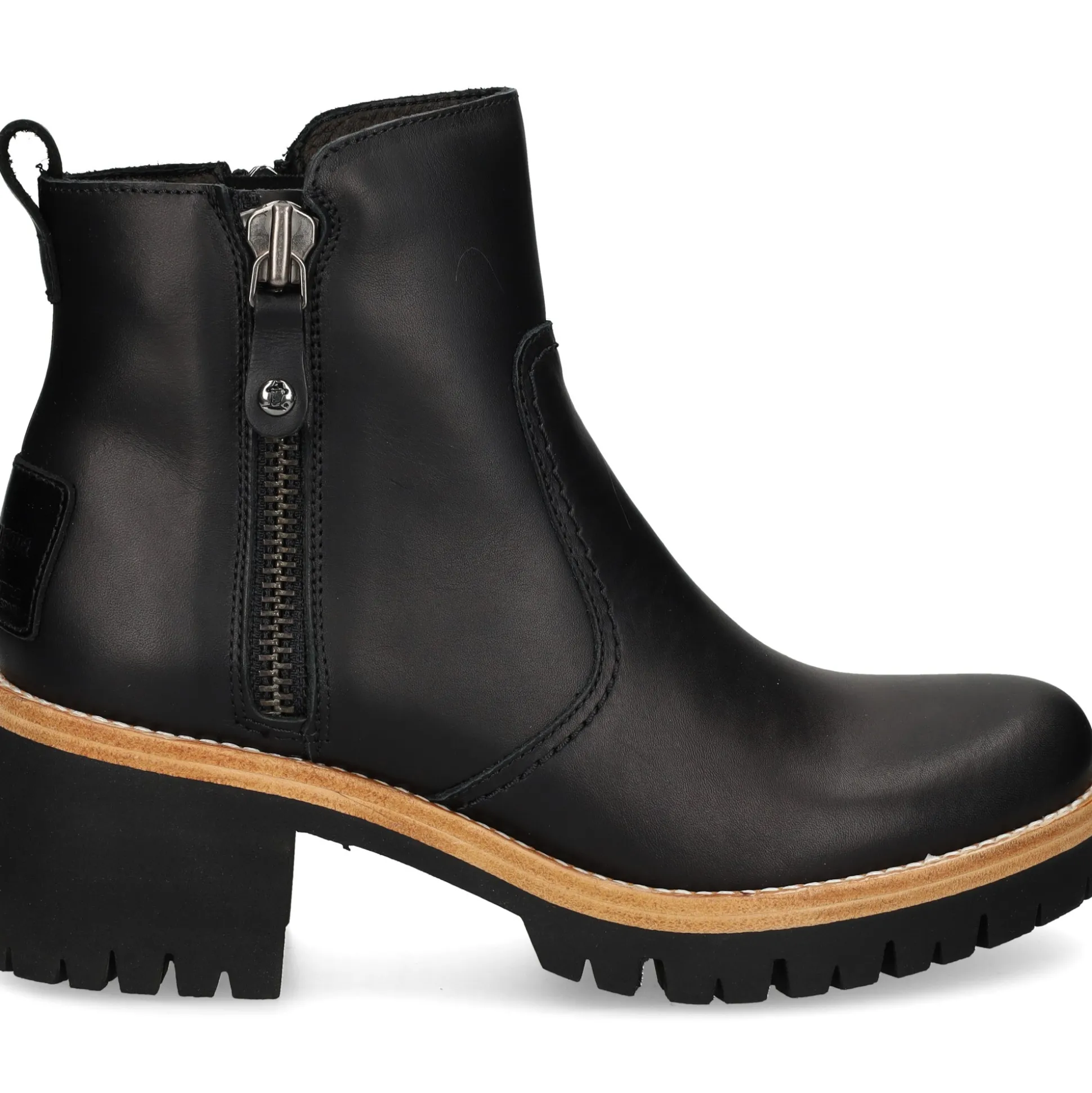 PANAMA JACK Botines con tacón de Mujer Pauline B11 NEGRO