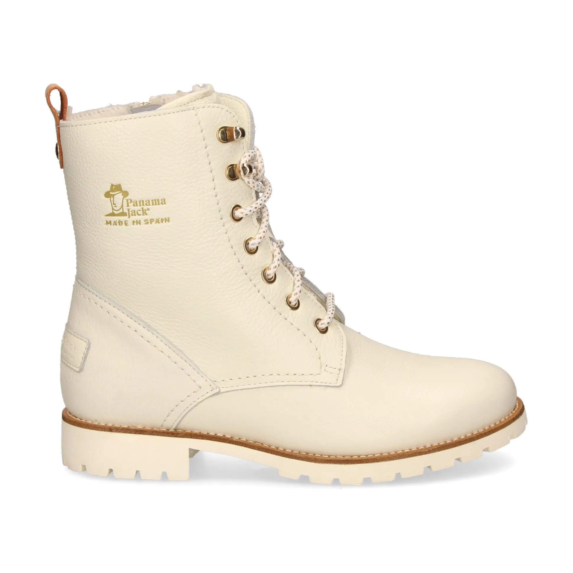 PANAMA JACK Botines planos de Mujer Fara Igloo Trav B3 Blanco