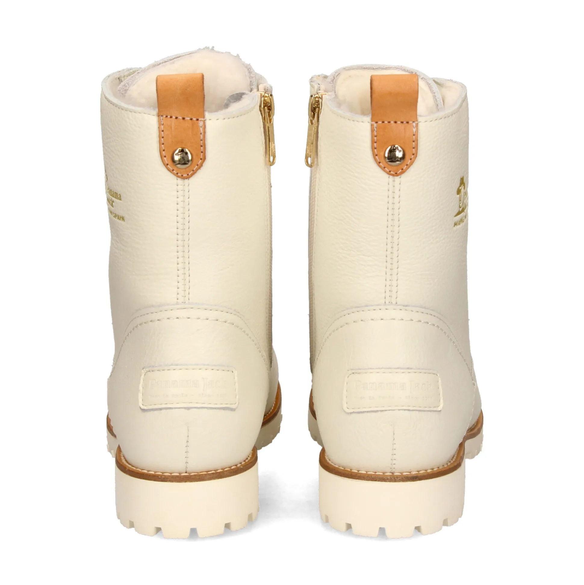 PANAMA JACK Botines planos de Mujer Fara Igloo Trav B3 Blanco
