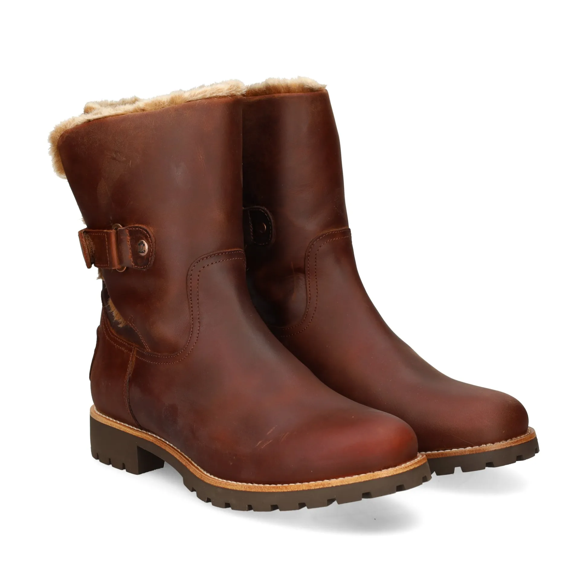 PANAMA JACK Botines planos de Mujer Felia Trav B5 CUERO