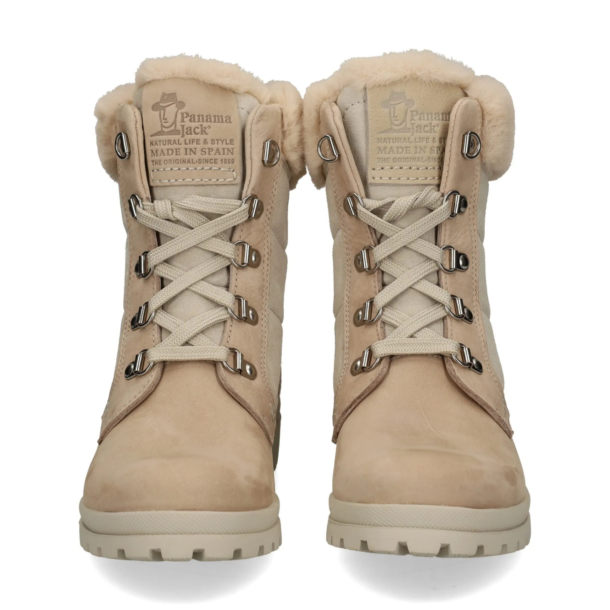 PANAMA JACK Botines planos de Mujer Tuscani B28 Crudo