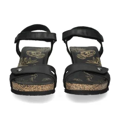 PANAMA JACK Sandalias cuña de Mujer Julia Basics B1 NEGRO