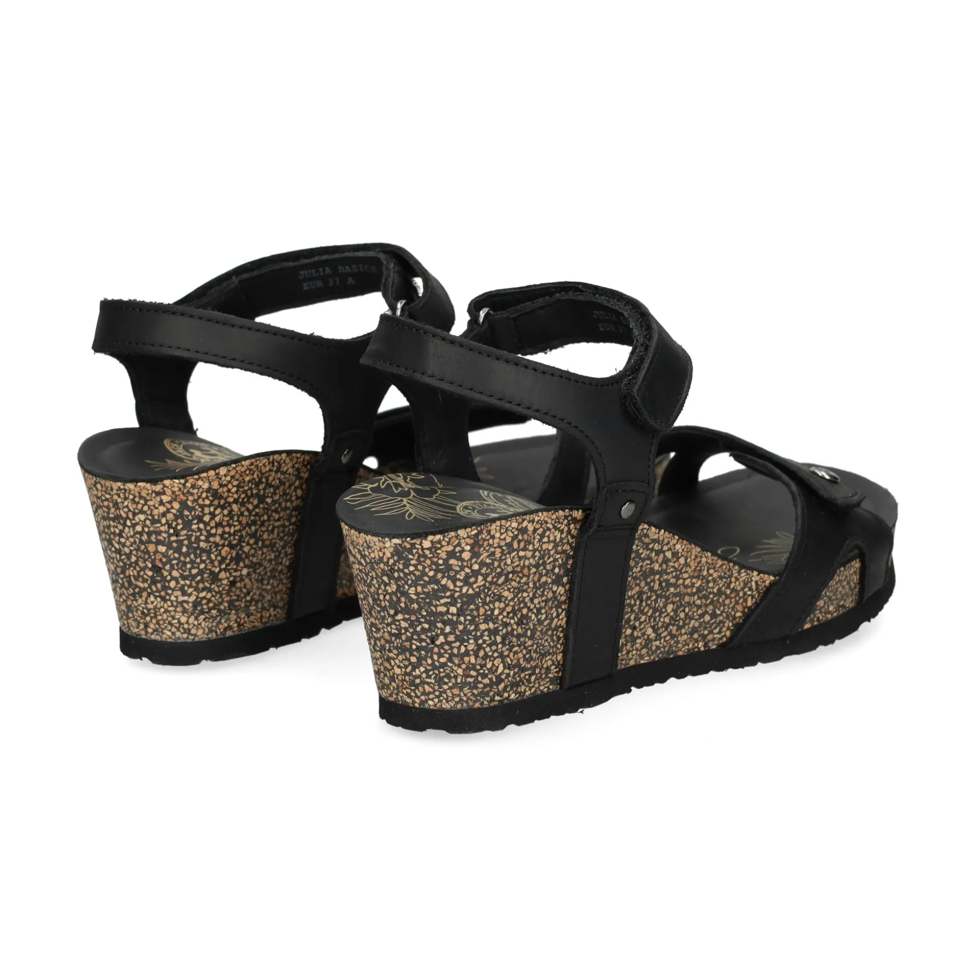 PANAMA JACK Sandalias cuña de Mujer Julia Basics B1 NEGRO