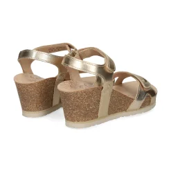 PANAMA JACK Sandalias cuña de Mujer Julia Shine B3 Oro