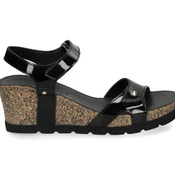 PANAMA JACK Sandalias cuña de Mujer Julia B63 NEGRO