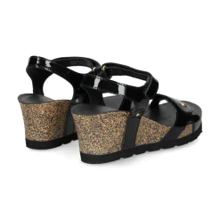 PANAMA JACK Sandalias cuña de Mujer Julia B63 NEGRO