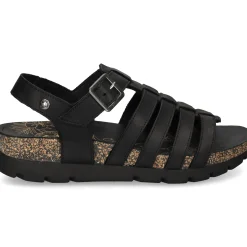 PANAMA JACK Sandalias planas de Mujer Sasha B1 NEGRO