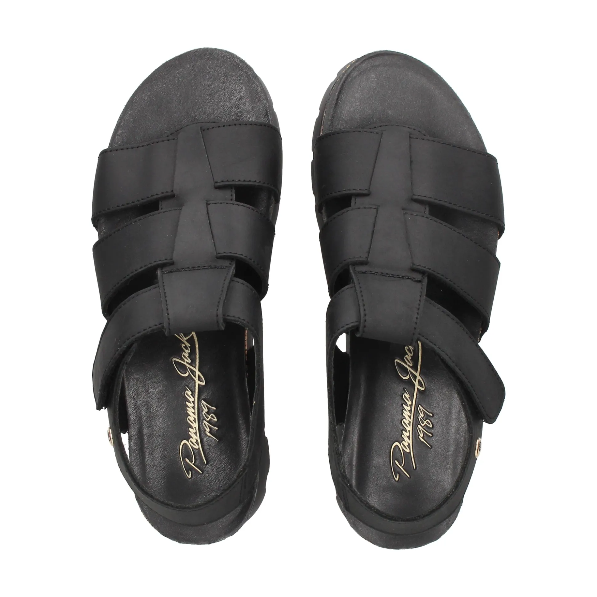 PANAMA JACK Sandalias planas de Mujer Sammy B1 NEGRO