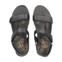 PANAMA JACK Sandalias planas de Mujer Selma B4 Negro