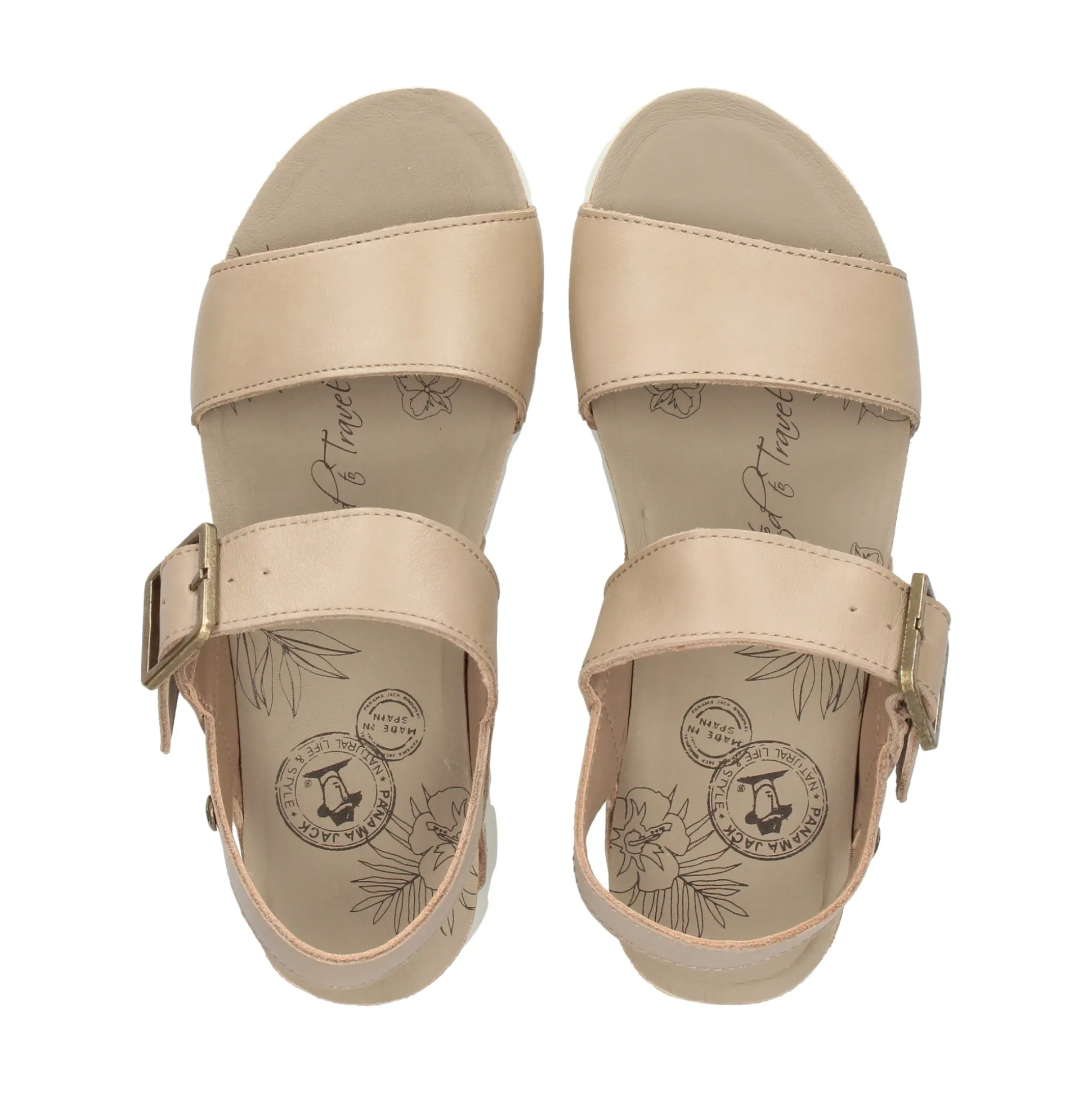 PANAMA JACK Sandalias planas de Mujer Sandy B3 TAUPE