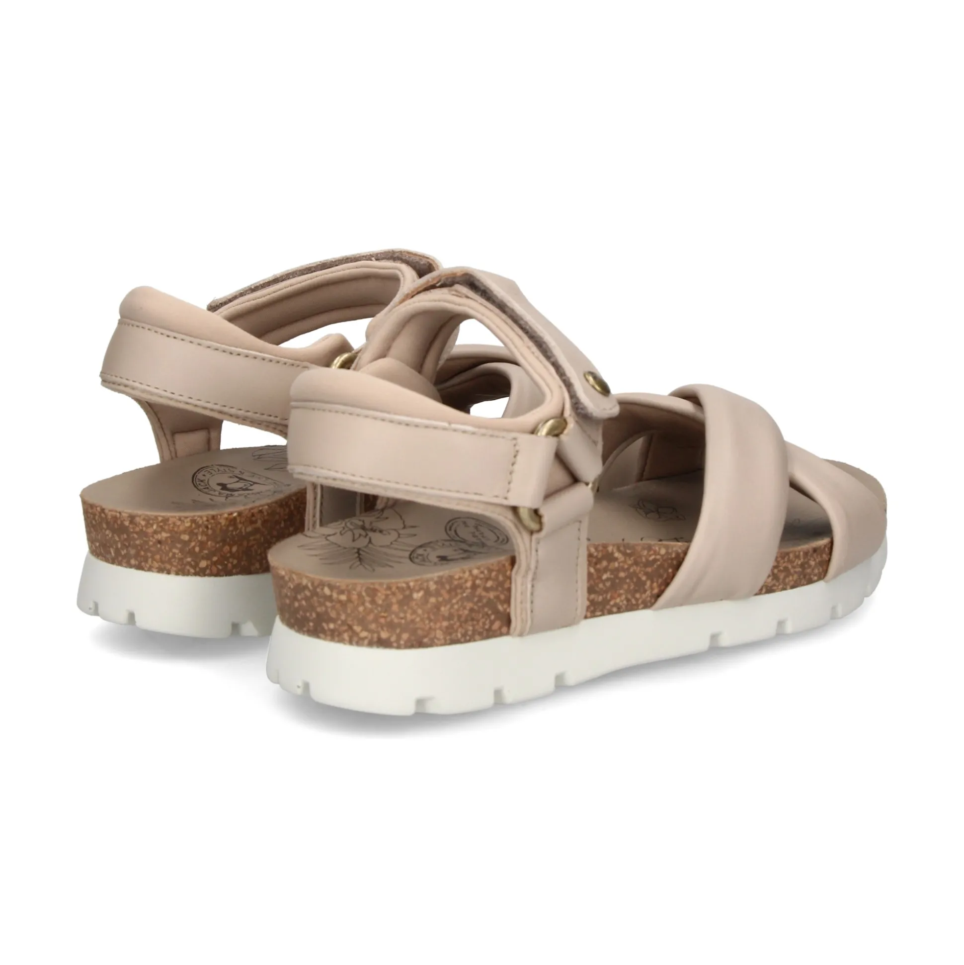 PANAMA JACK Sandalias planas de Mujer Serena B2 TAUPE