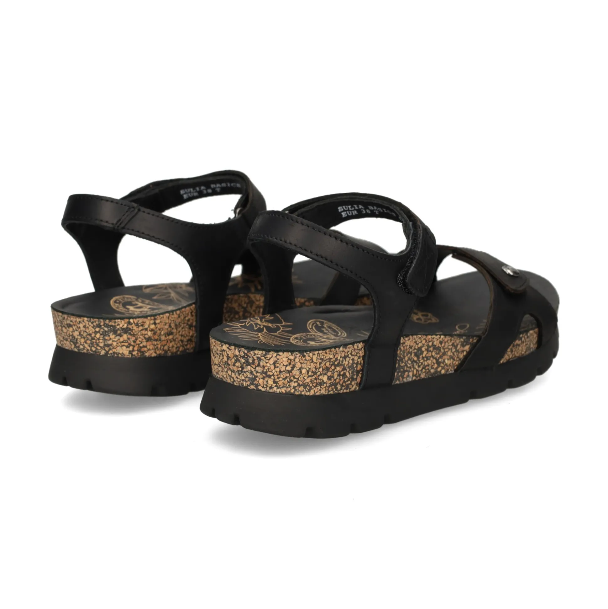 PANAMA JACK Sandalias planas de Mujer Sulia Basics B2 NEGRO