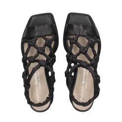 PATRIZIA BONFANTI Sandalias cuña de Mujer NARA SUN NERO