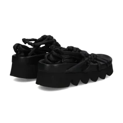 PATRIZIA BONFANTI Sandalias planas de Mujer ALISON COTTON NERO