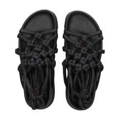 PATRIZIA BONFANTI Sandalias planas de Mujer ALISON COTTON NERO