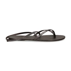 PEDRO GARCIA Sandalias planas de Mujer PELLIN OFF BLACK