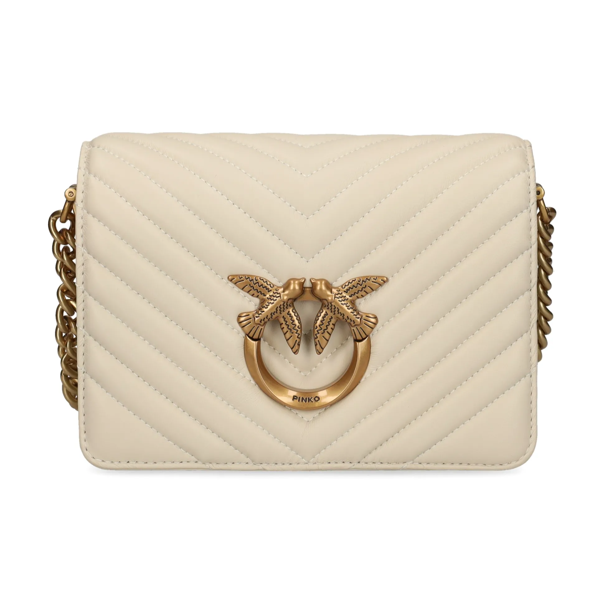 PINKO Bolsos 100067 Z14Q BIANCO/GOL