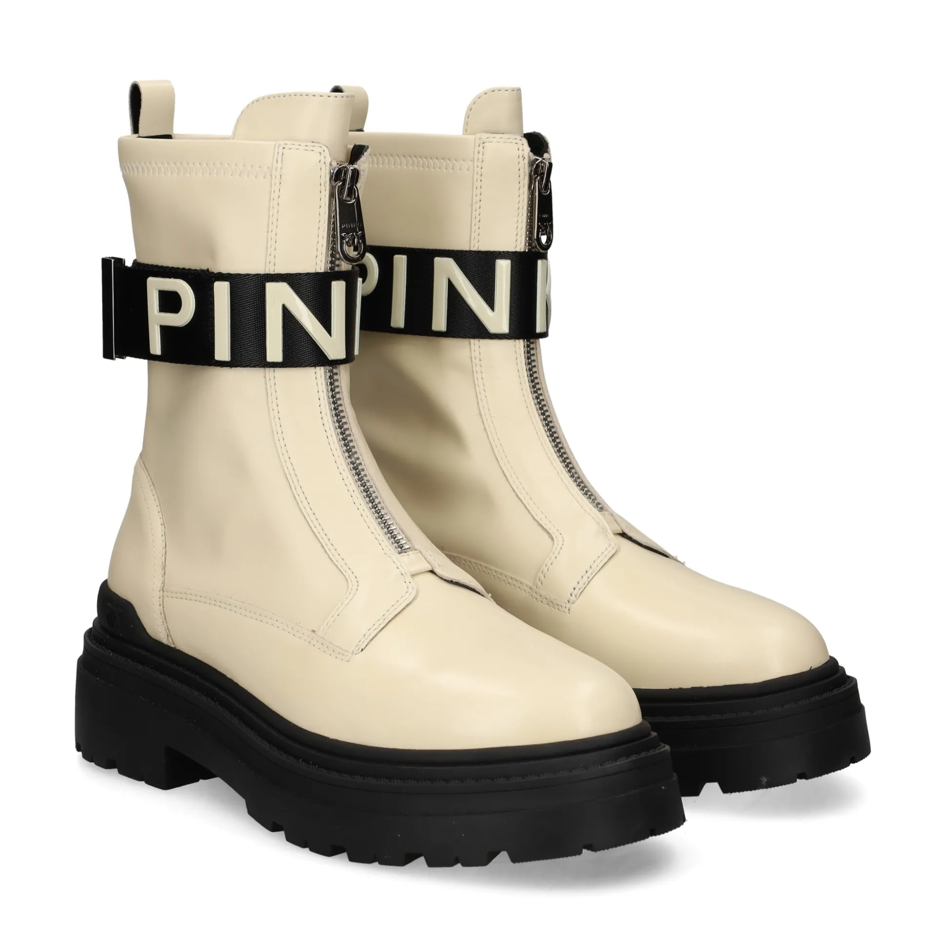 PINKO Botines con tacón de Mujer SD0219 DY7 YOGURT