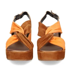 PLUMERS Sandalias con plataforma de Mujer 3799 BRANDY