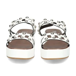 PLUMERS Sandalias con plataforma de Mujer 3762 BLANCO