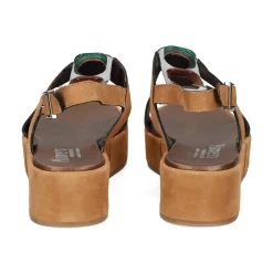 PLUMERS Sandalias con plataforma de Mujer 3768 CUERO