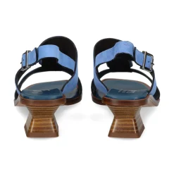 PLUMERS Sandalias con tacón de Mujer 3821 JEANS