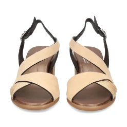 PLUMERS Sandalias con tacón de Mujer 3823 CAMEL