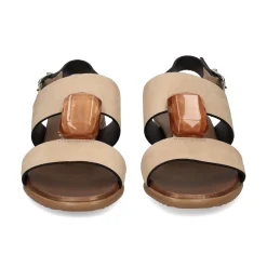 PLUMERS Sandalias planas de Mujer 3922 CAMEL