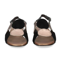 PLUMERS Sandalias planas de Mujer 3612 NEGRO/BRONCE