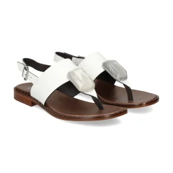 PLUMERS Sandalias planas de Mujer 3754 BLANCO