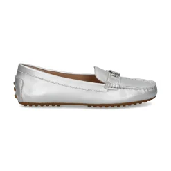 POLO RALPH LAUREN Mocasines de Mujer BARNSBURY 001 BRIGHT SILV