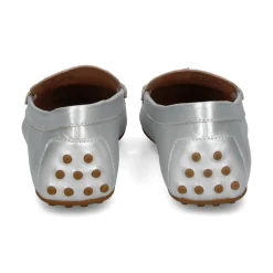 POLO RALPH LAUREN Mocasines de Mujer BARNSBURY 001 BRIGHT SILV