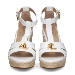 POLO RALPH LAUREN Sandalias cuña de Mujer HALE II 007 RL WHITE
