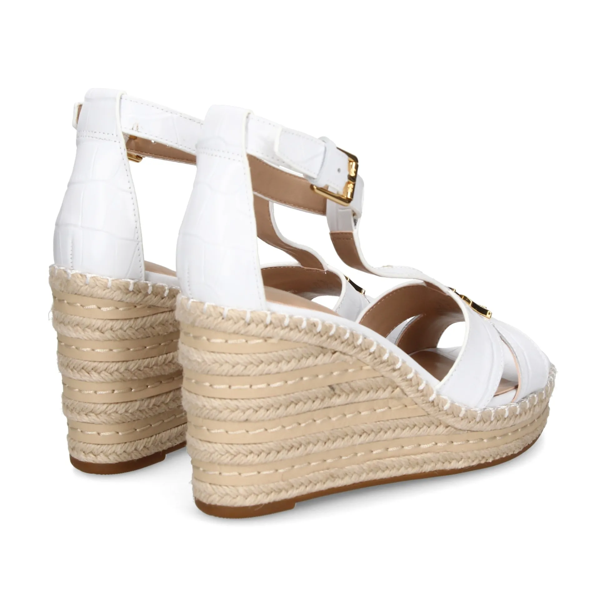 POLO RALPH LAUREN Sandalias cuña de Mujer HALE II 007 RL WHITE