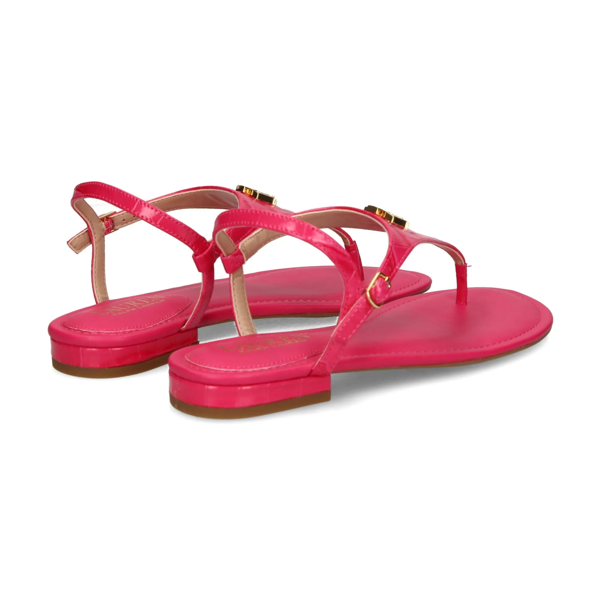 POLO RALPH LAUREN Sandalias planas de Mujer ELLINGTON 010 SPORT PINK