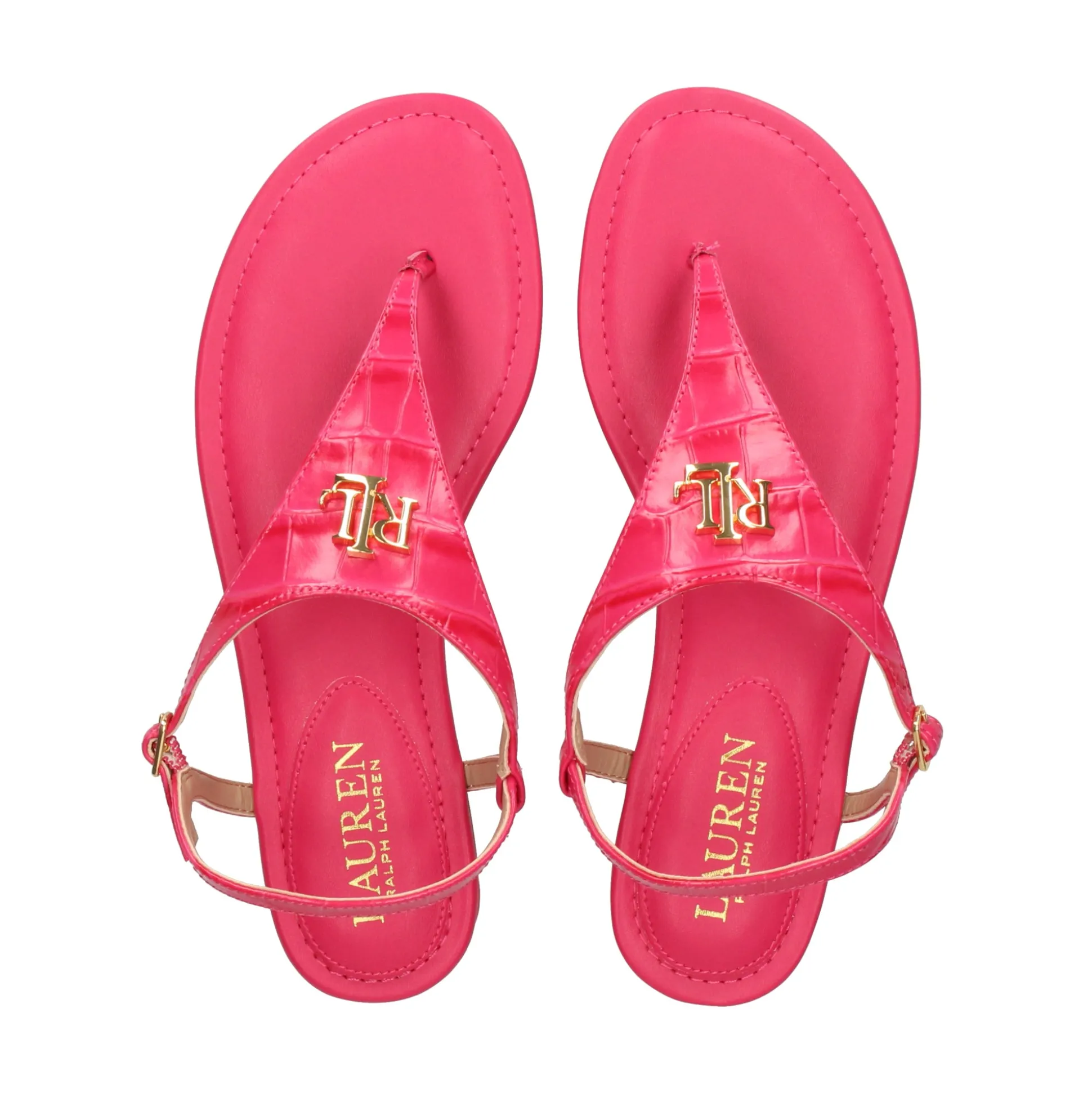 POLO RALPH LAUREN Sandalias planas de Mujer ELLINGTON 010 SPORT PINK