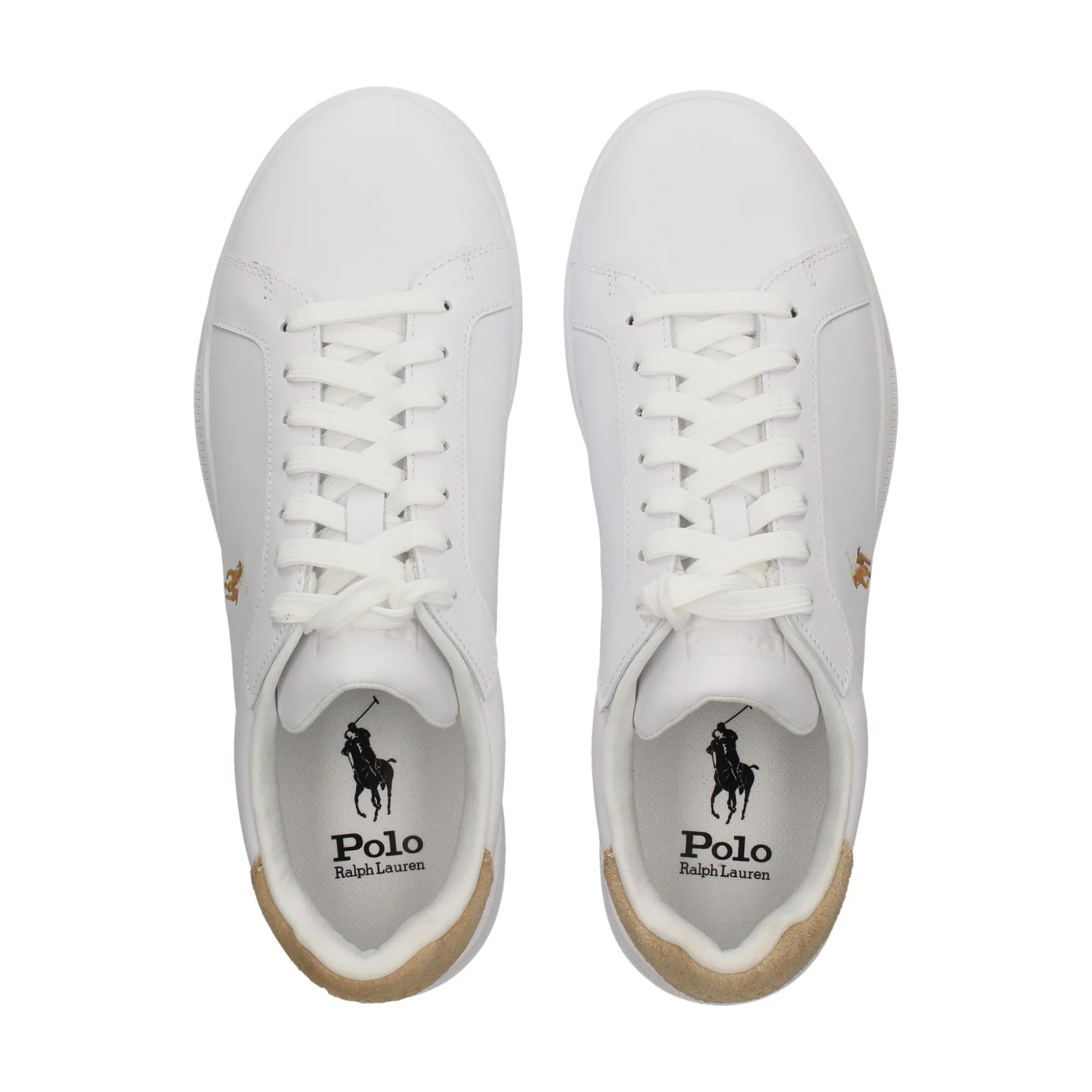 POLO RALPH LAUREN Zapatillas de Hombre HRT CT II 001 WHITE/BONE