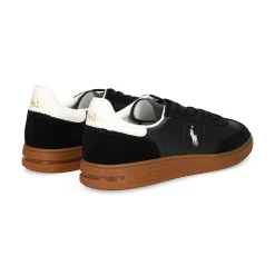 POLO RALPH LAUREN Zapatillas de Hombre BEDFORD PP 002 BLACK/WHITE