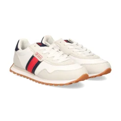 POLO RALPH LAUREN Zapatillas de niñas RF103807 WHITE/GREY/RED