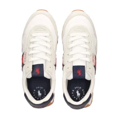 POLO RALPH LAUREN Zapatillas de niñas RF103807 WHITE/GREY/RED
