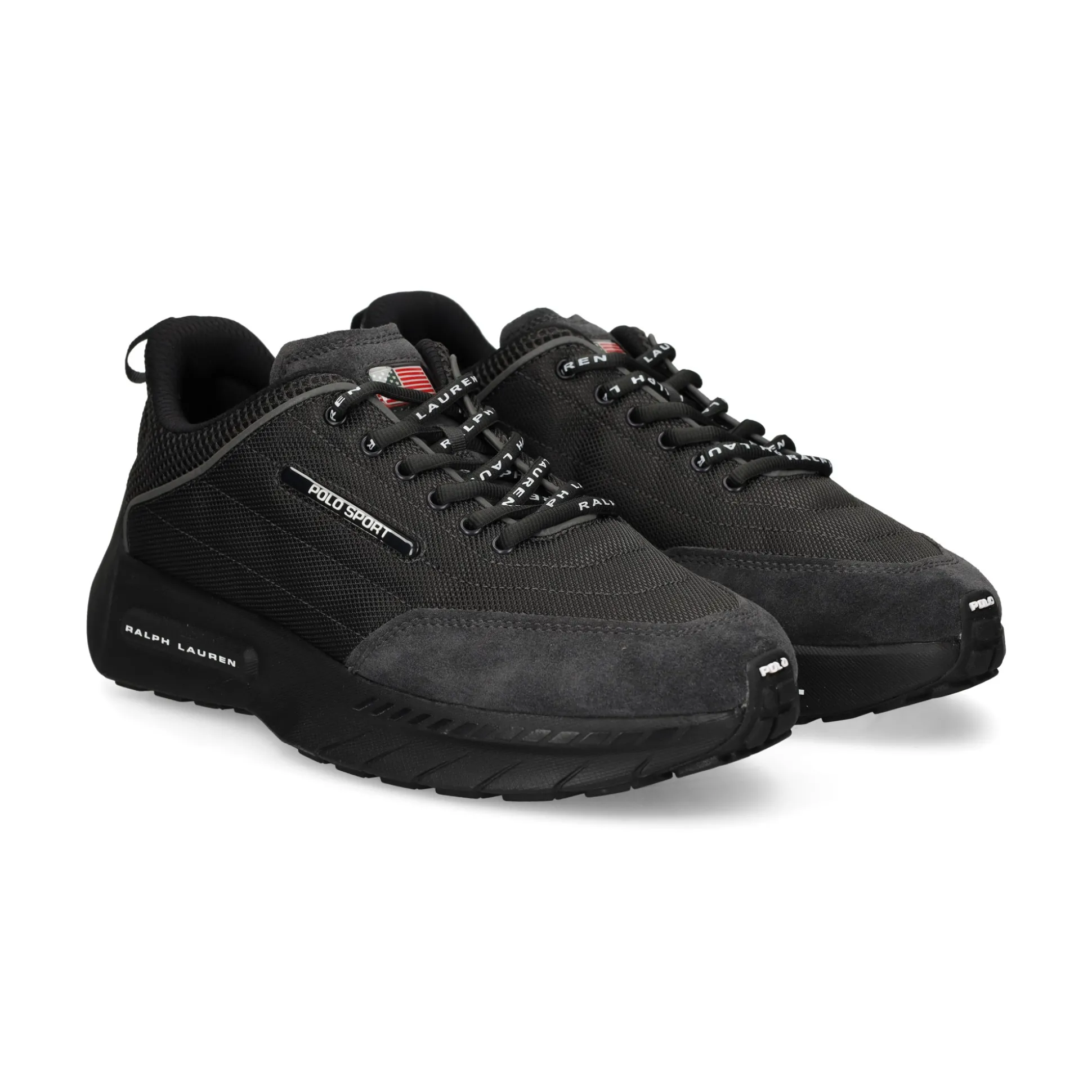 POLO RALPH LAUREN Zapatillas de Hombre PS 250 003 BLACK/BLACK
