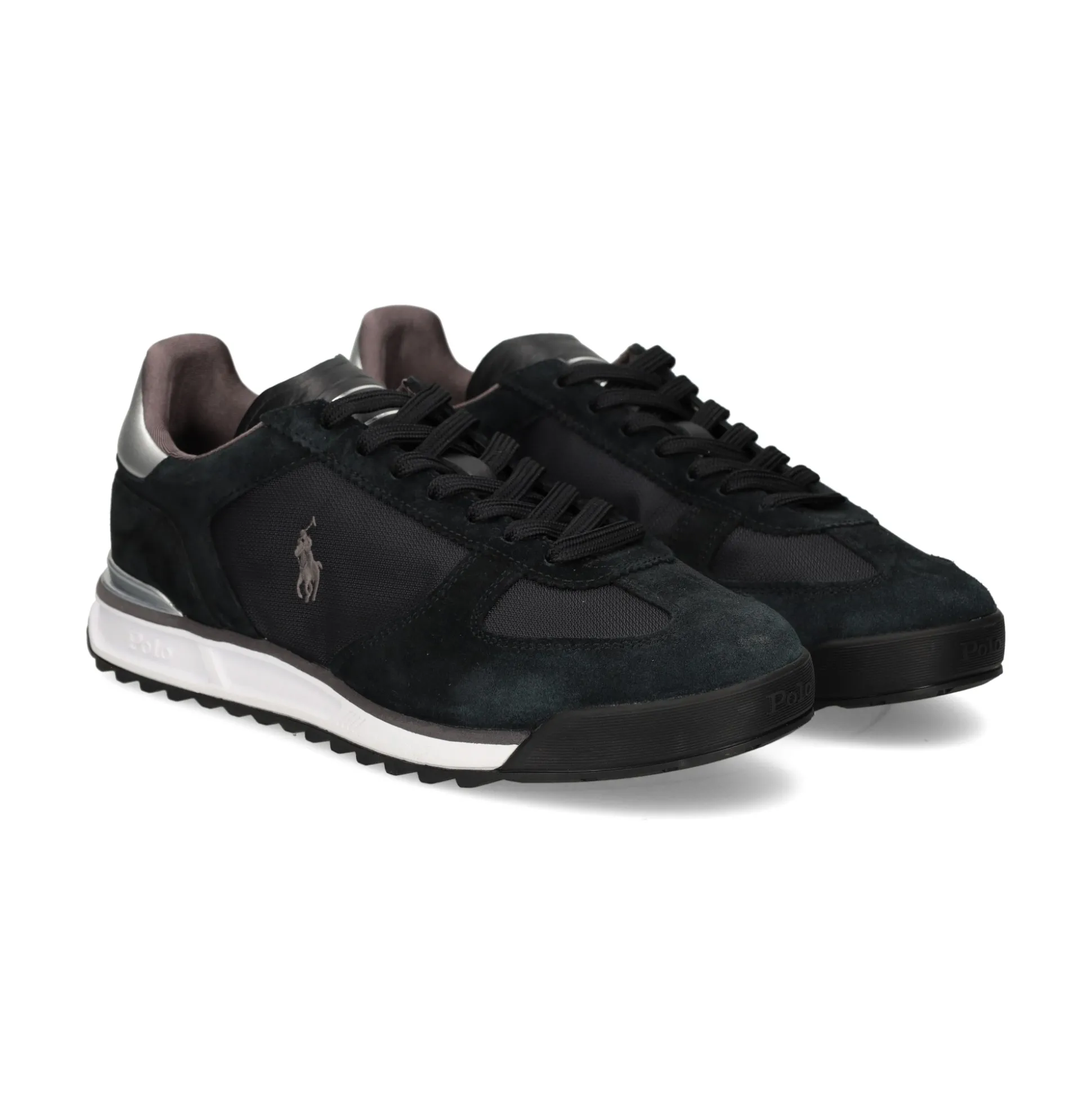 POLO RALPH LAUREN Zapatillas de Hombre VARICK PP 002 BLKA/SILVER